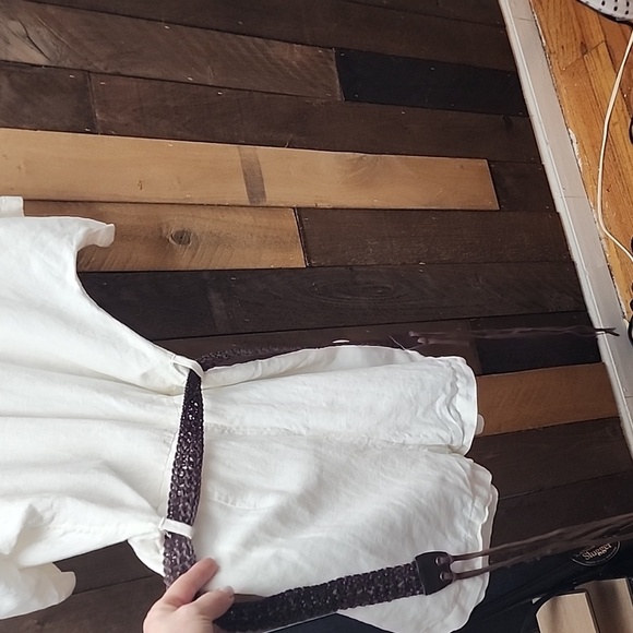 Urban outfitters white linen/cotton romper. Size 12 - Picture 6 of 9